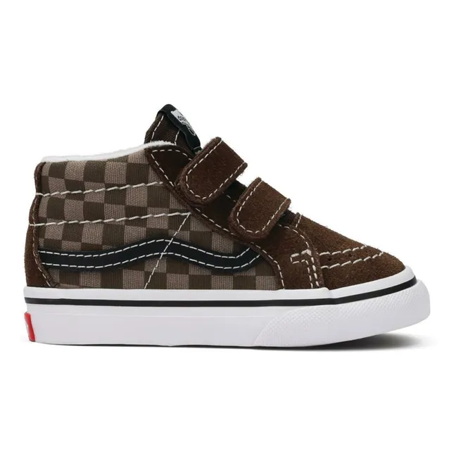 Baskets Scratchs SK8-Mid Reissue V Tonal Check | Brun