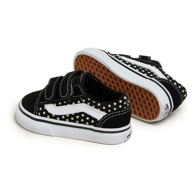 Sneakers Scratches Old Skool V Floral | Schwarz