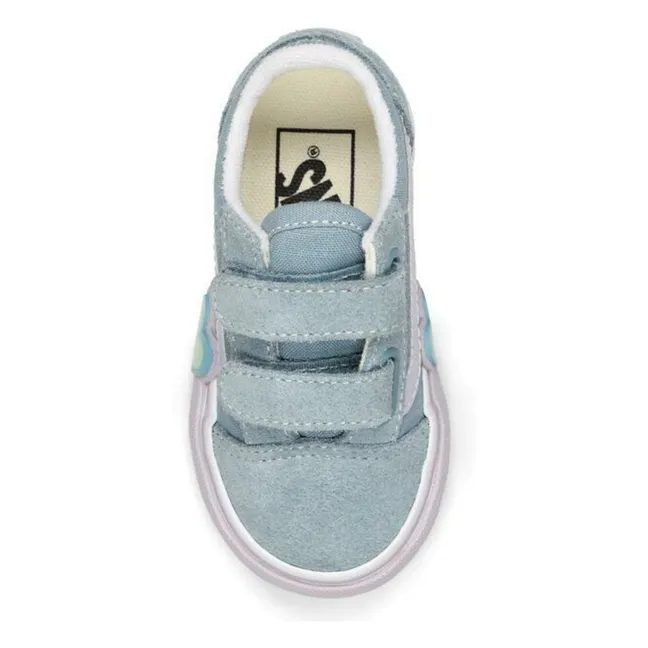 Baskets Scratchs Old Skool V Heart | Bleu gris