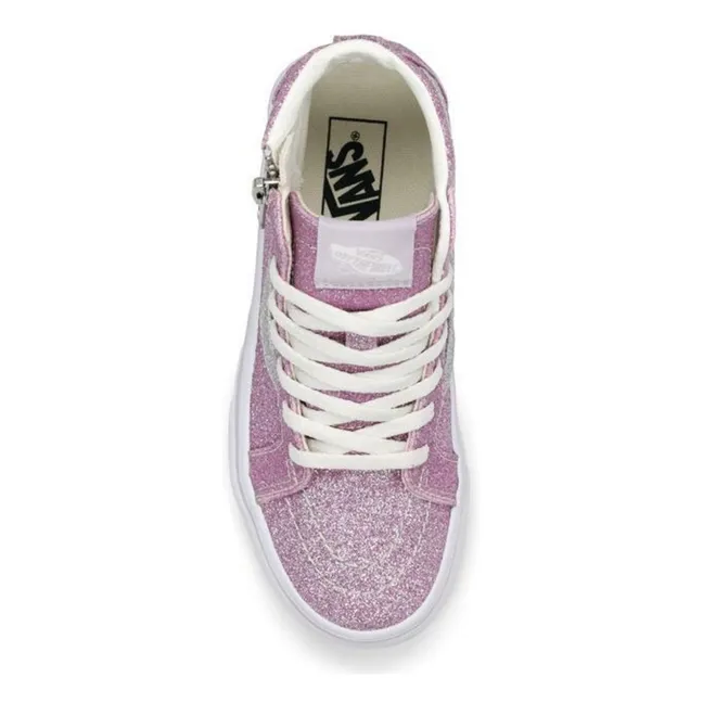 Scarpe da ginnastica con zip SK8-Hi Reissue Glitter | Lilla