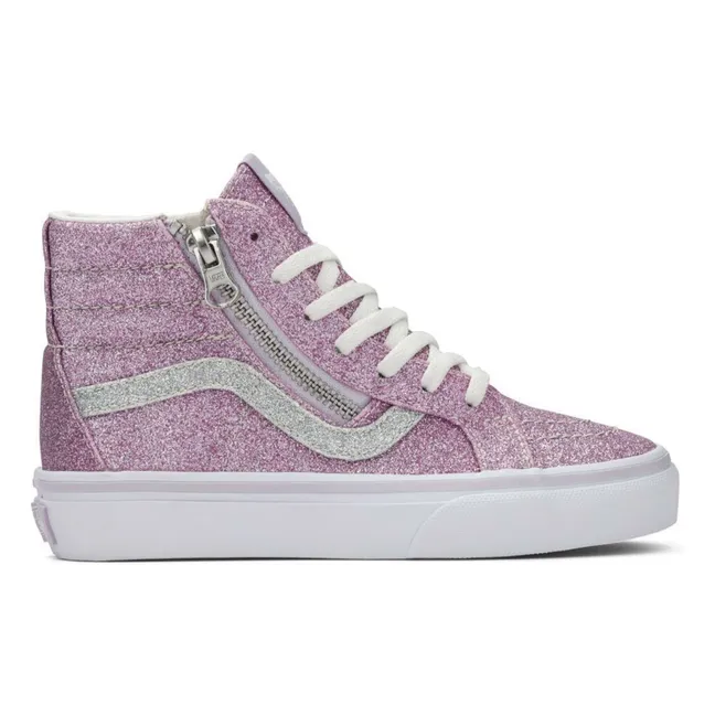 Baskets Montantes Zip SK8-Hi Reissue Glitter | 	Lilas
