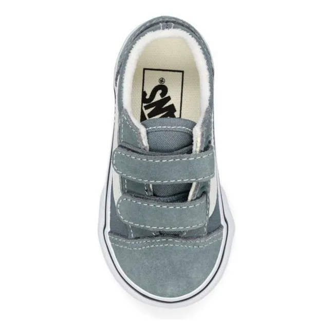 Baskets Scratchs Old Skool V Color Theory | Bleu gris