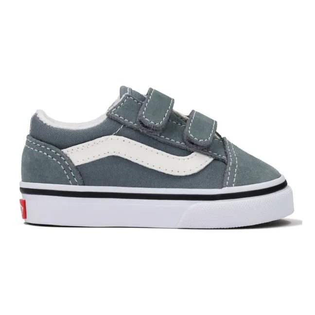 Baskets Scratchs Old Skool V Color Theory | Bleu gris