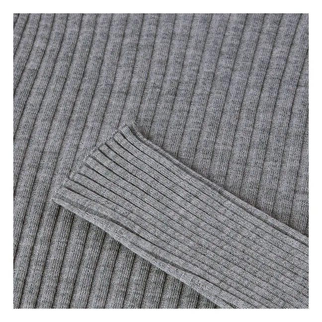 Pull Filao Laine Mérinos | Gris chiné