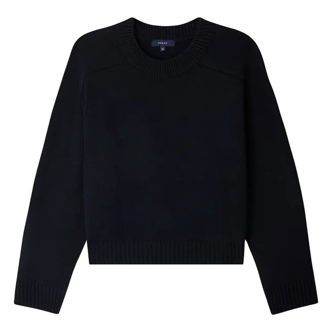 Pull Will Laine Mérinos | Bleu marine