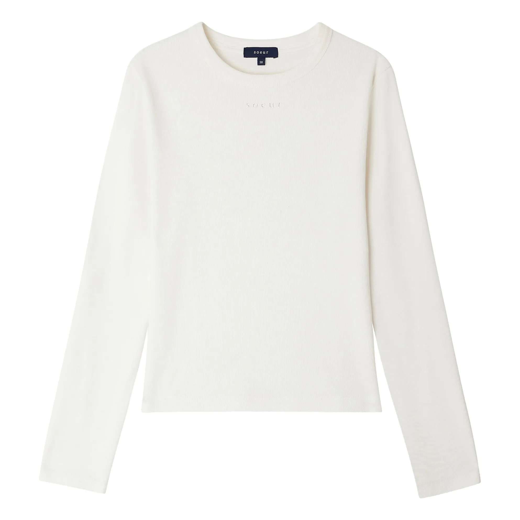Soeur White Flavie Organic Cotton T-Shirt