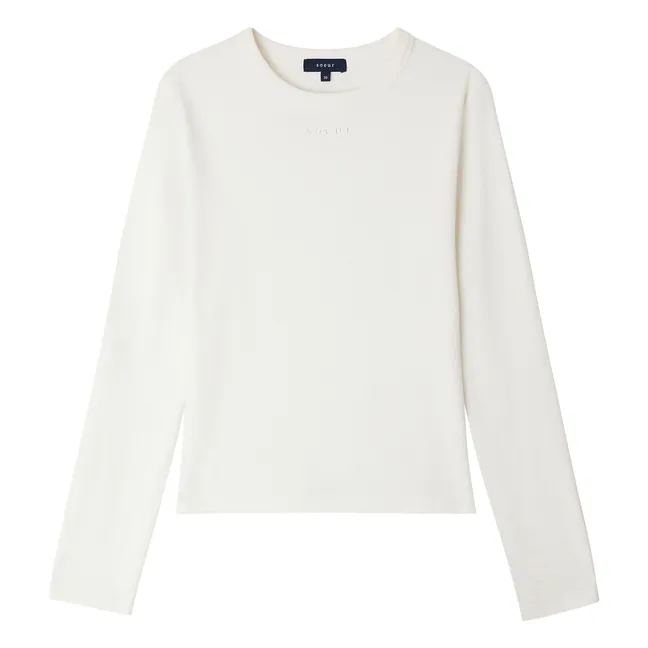 T-shirt Flavie Coton Bio | Blanc