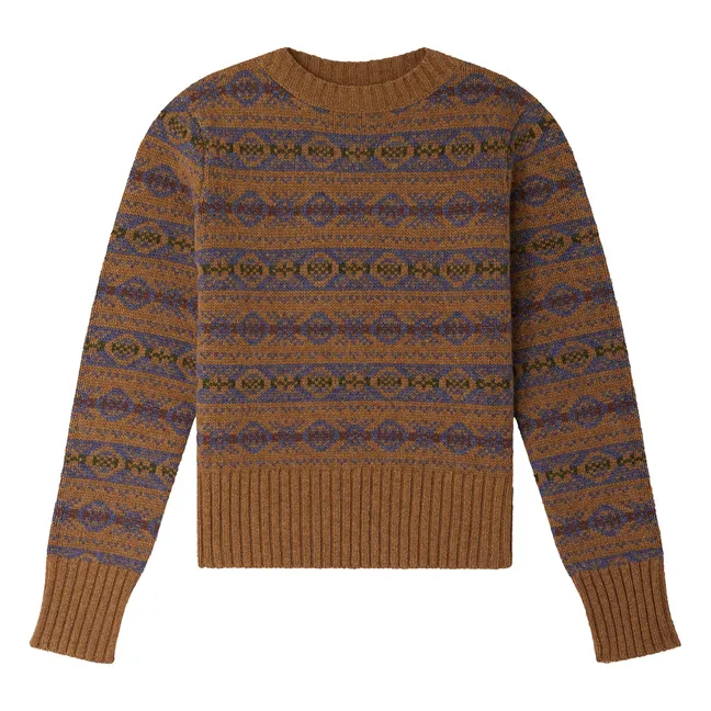 Gipsyj Merino Wool Sweater | Camel