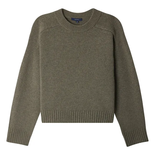 Pull Will Laine Mérinos | Gris chiné