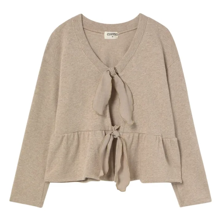 Annaba cardigan | Heather beige- Product image n°0