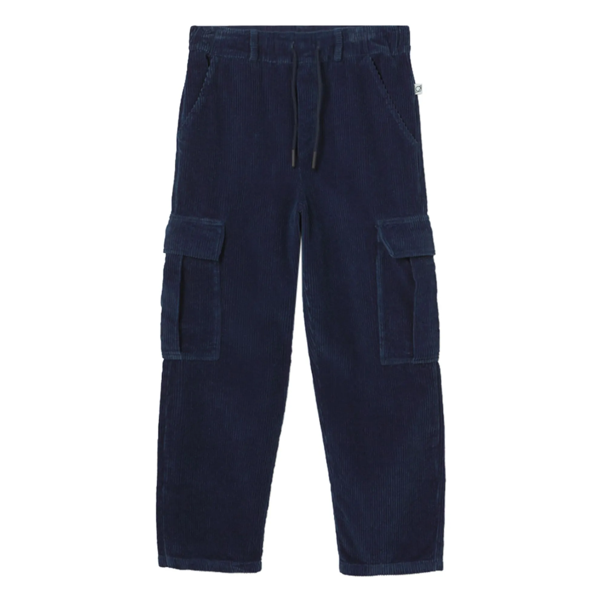 Cozmo Navy Blue Salem Denim Ribbed Pants