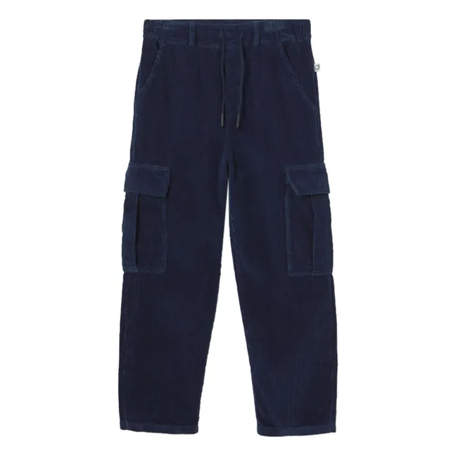 Pantalón vaquero acanalado Salem | Azul Marino