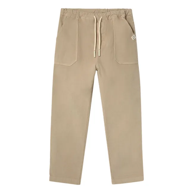 Pantalon Rick Velours Côtelé | Beige chiné