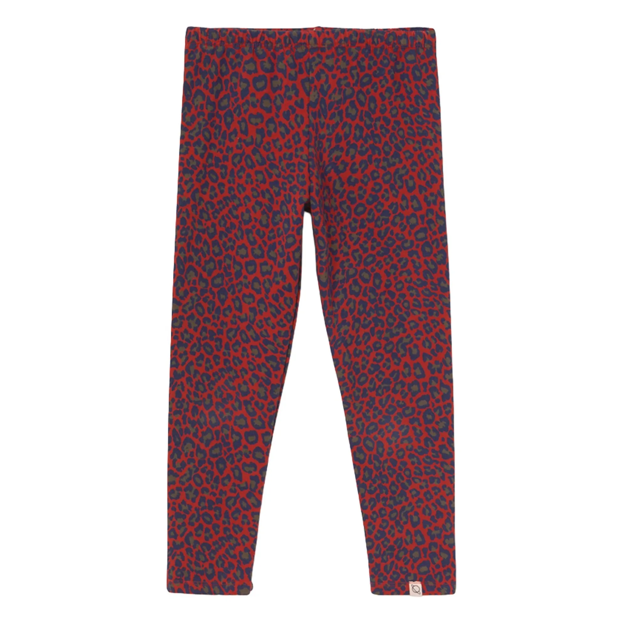Cozmo Red Organic Cotton Leopard Legging