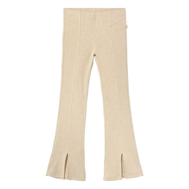 Legging Flare Cuba | Beige chiné