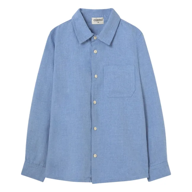 Hemd Turin | Graublau