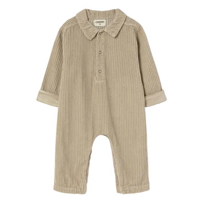 Combinaison Trento Velours Côtelé | Beige chiné