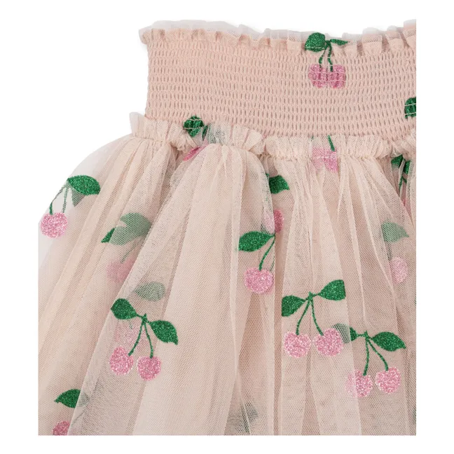 Tullie Cerises Tulle skirt | Pale Pink
