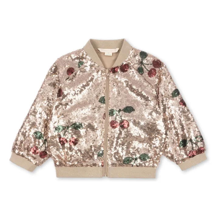 Veste Sequins Starla Cerises | Doré- Image produit n°0