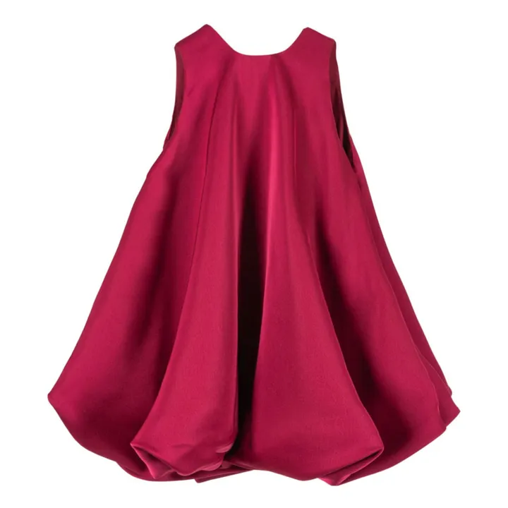 Sheena Bow Dress | Burgundy- Product image n°1