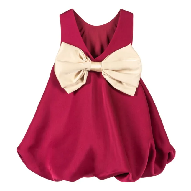 Robe Sheena Nœud | Bordeaux