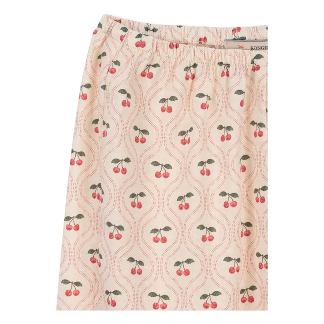 Pantalon Cianna Cerises Coton Bio | Rose pâle