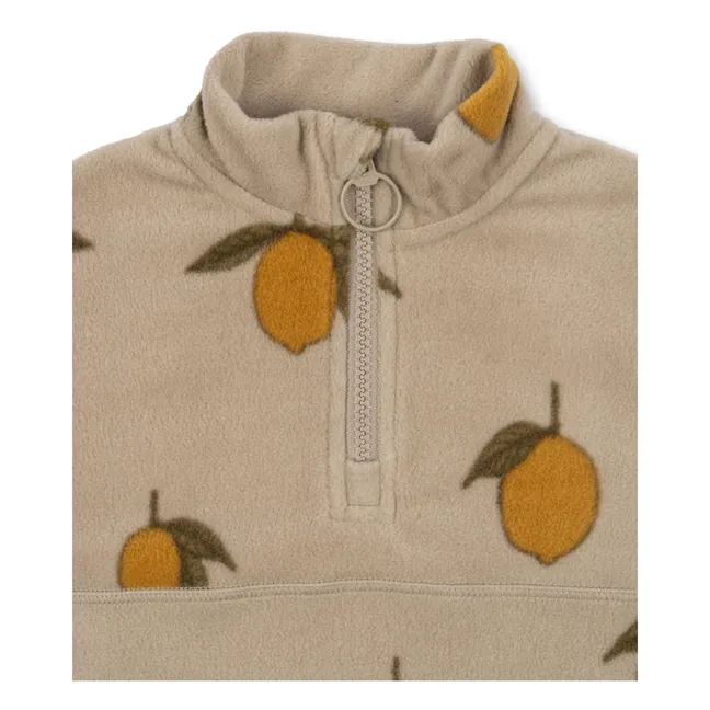 Tavi Lemons Fleece Sweat Recycled Fiber | Beige