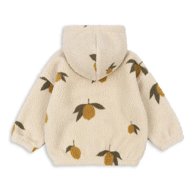 Veste Façon Sherpa Jody Citrons Fibres Recyclées | Beige