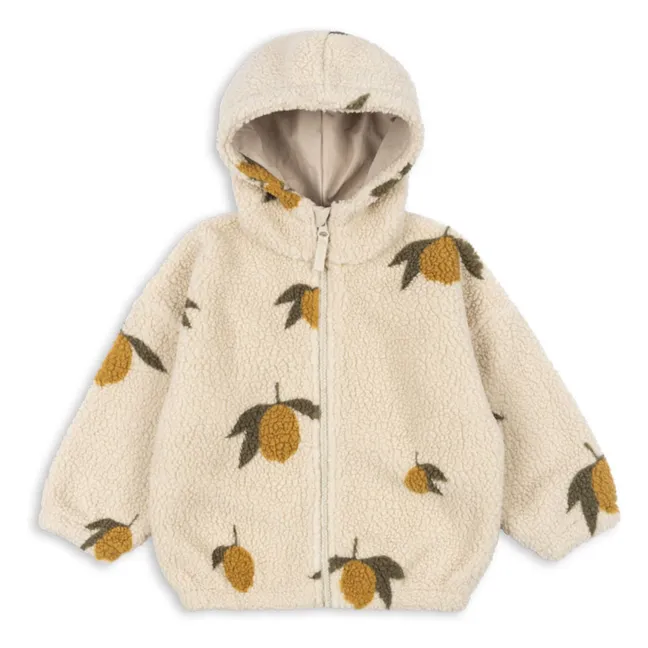 Giacca Sherpa in fibra riciclata di Jody Lemons | Beige