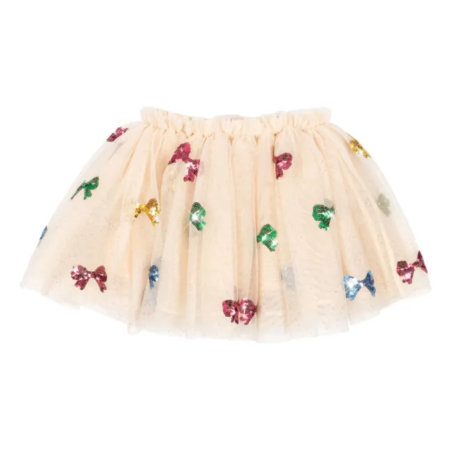 Gonna Yvonne in tulle | Beige