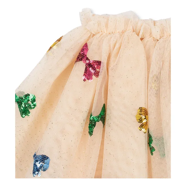 Gonna Yvonne in tulle | Beige