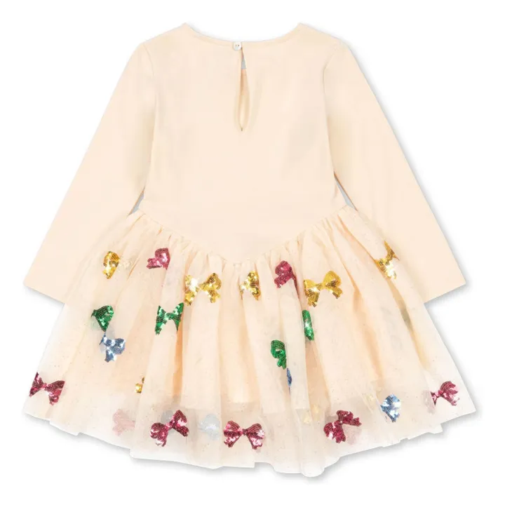 Robe Yvonne Tulle | Beige- Image produit n°1