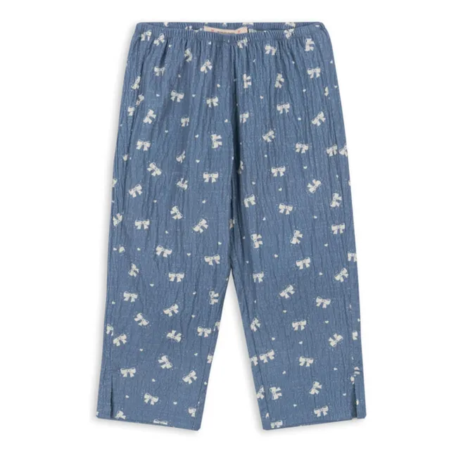 Pantalon Vida Coton Bio | Bleu