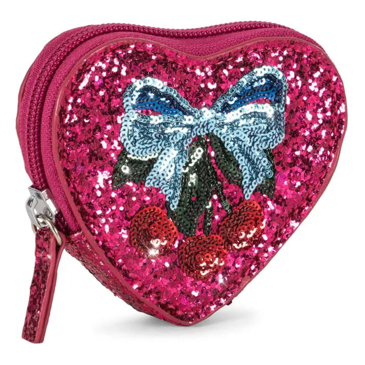 Porte Monnaie Sequins Tut | Rose- Image produit n°1