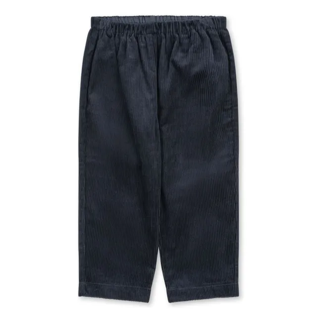 Sully organic cotton corduroy pants | Midnight blue