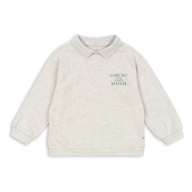 Polo Spotty Coton Bio | Beige chiné