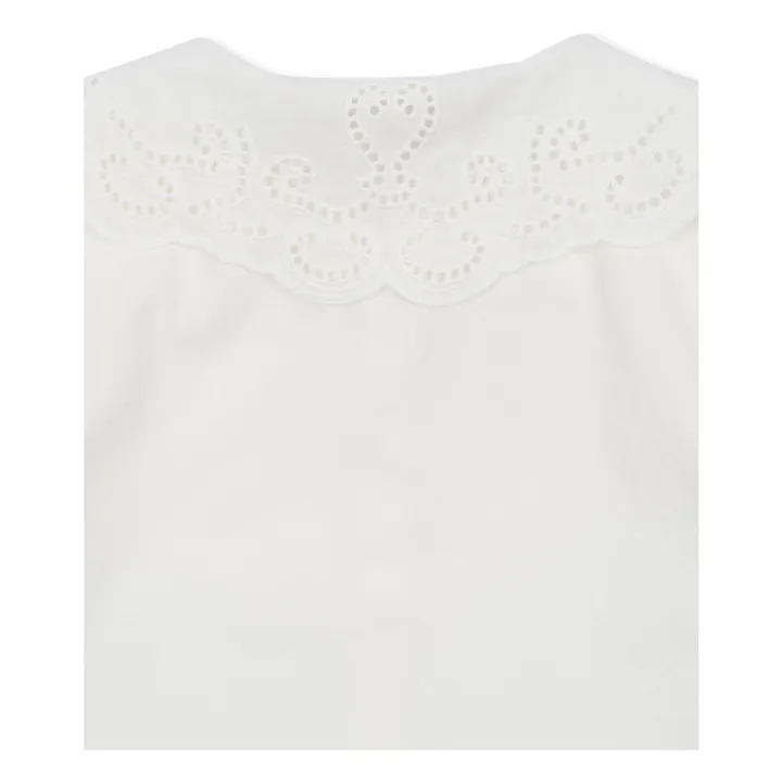 Blouse Rilo Coton Bio | Blanc- Image produit n°2