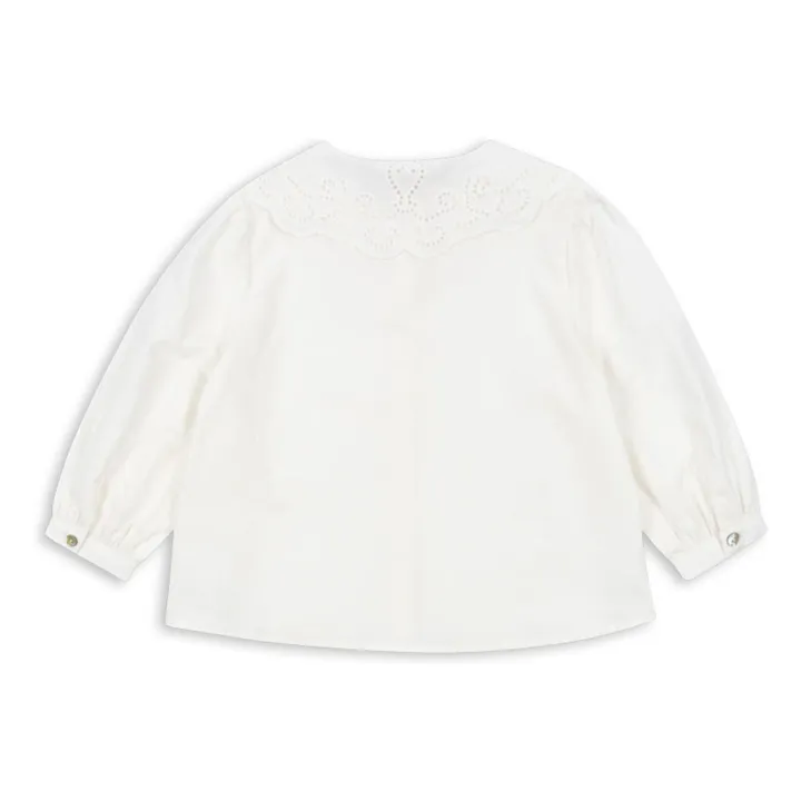 Blouse Rilo Coton Bio | Blanc- Image produit n°1