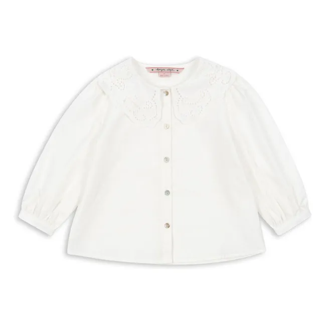 Rilo organic cotton blouse | White