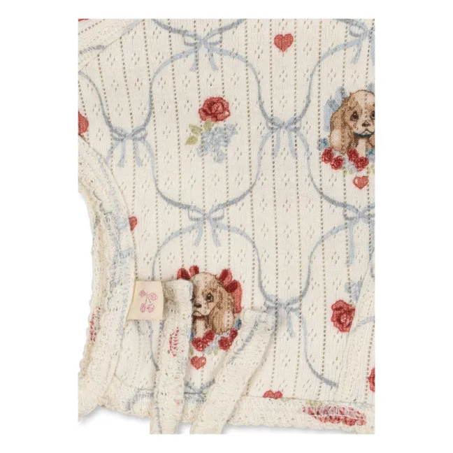 Béguin Minnie Chiens Coton Bio | Ecru