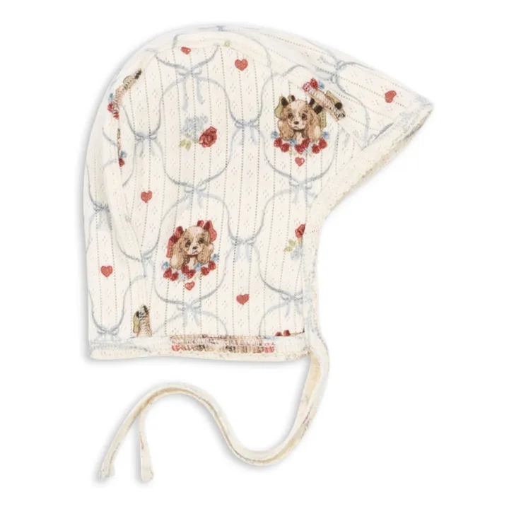 Béguin Minnie Chiens Coton Bio | Ecru- Image produit n°0