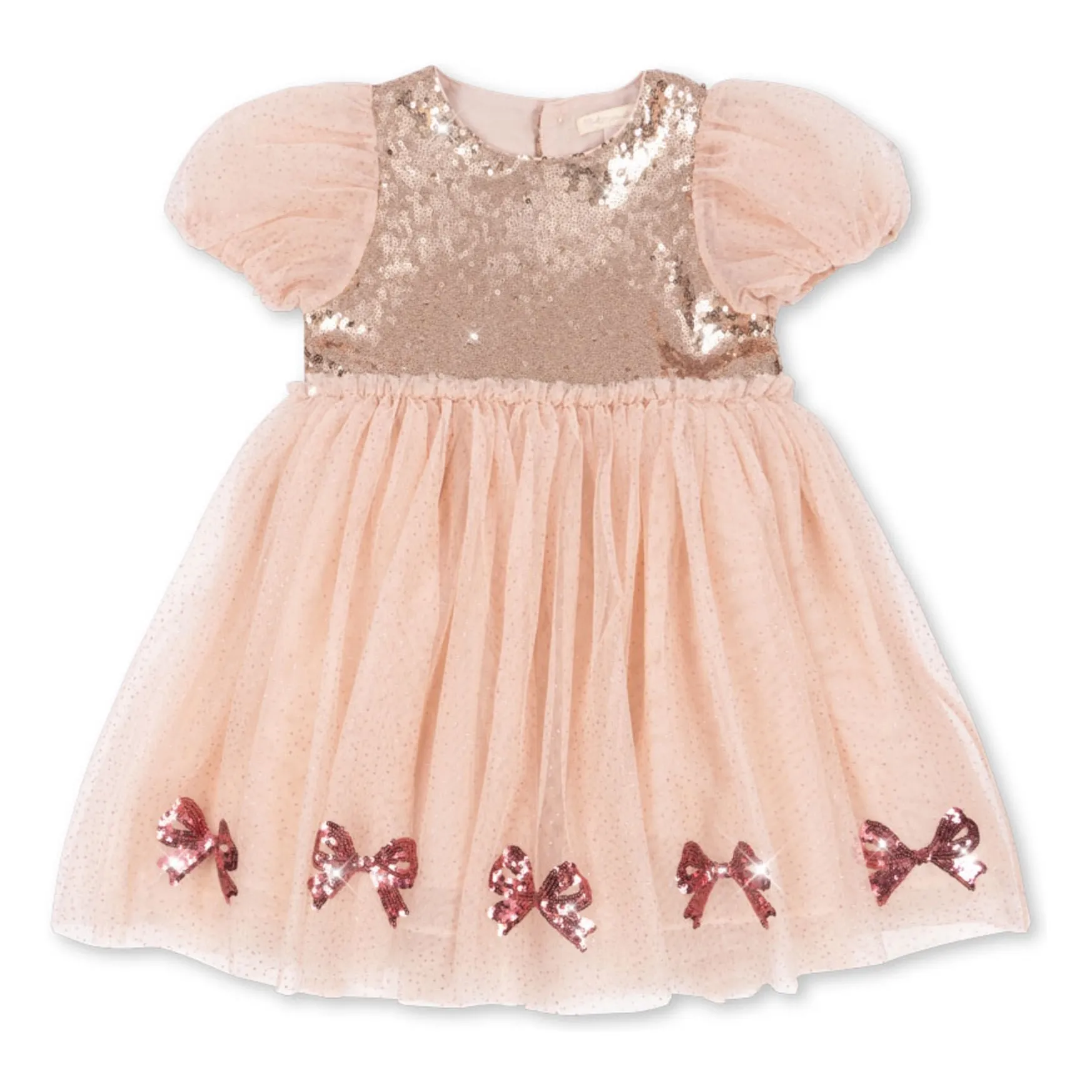 Konges Sløjd Pale Pink Mei Tulle Sequin Dress