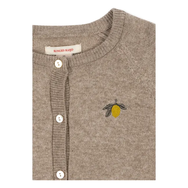 Mattou Wool Vest | Taupe brown