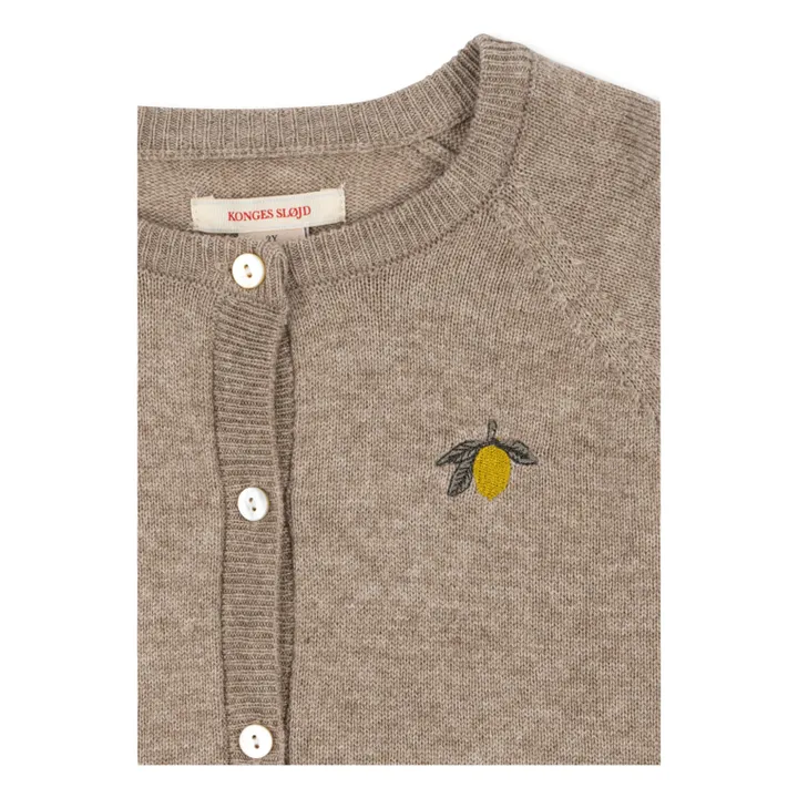 Gilet Mattou Laine | Taupe- Image produit n°2