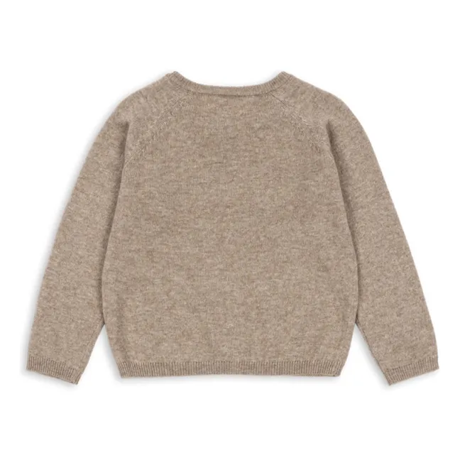 Mattou Wool Vest | Taupe brown