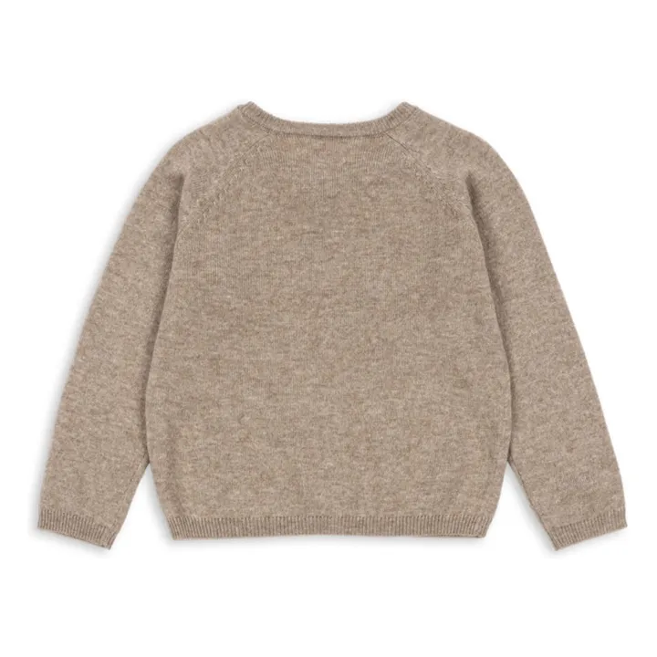 Gilet Mattou Laine | Taupe- Image produit n°1