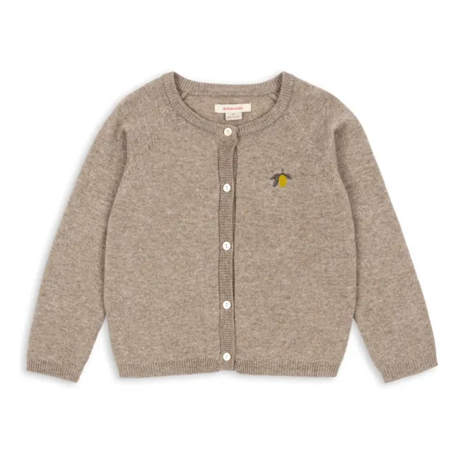 Gilet Mattou Laine | Taupe