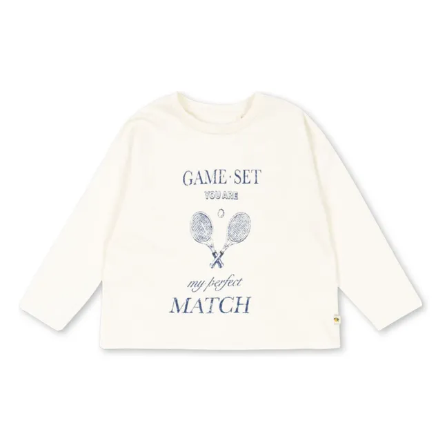 T-shirt Lin Match Coton Bio | Ecru