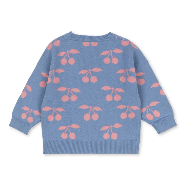 Lapis Cerises Organic Cotton Sweater | Purple- Product image n°1