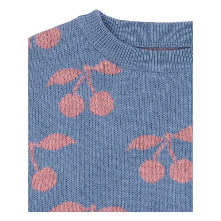Lapis Cerises Organic Cotton Sweater | Purple- Product image n°2